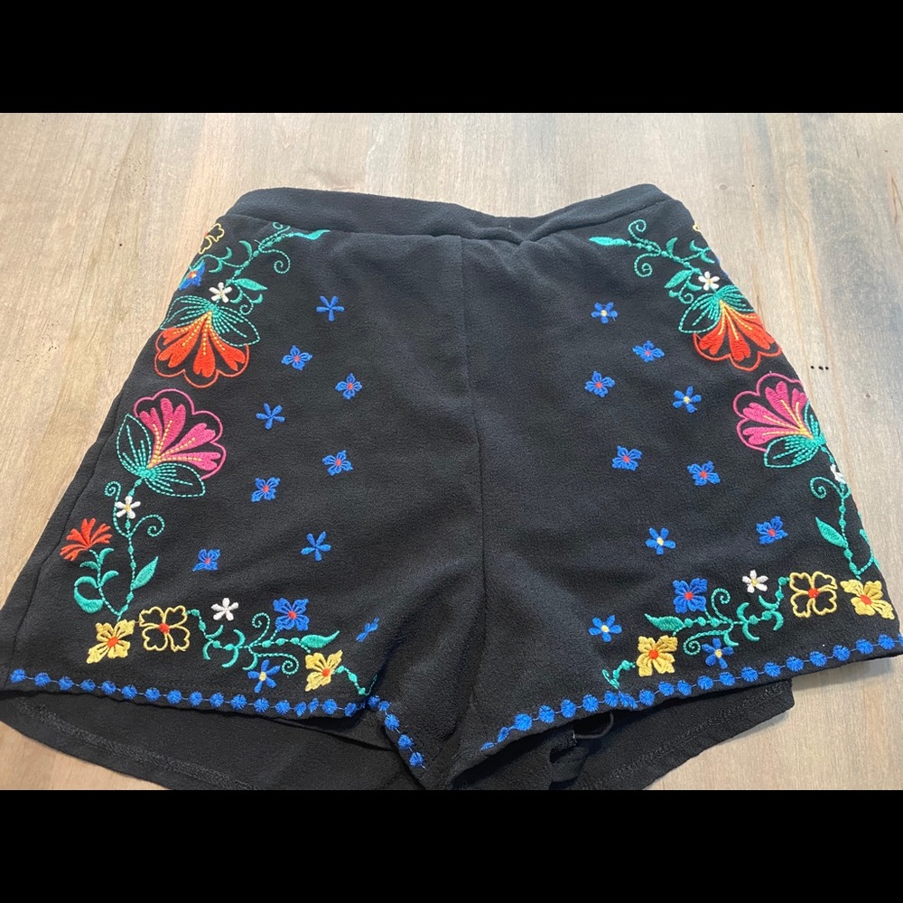 flowered shorts